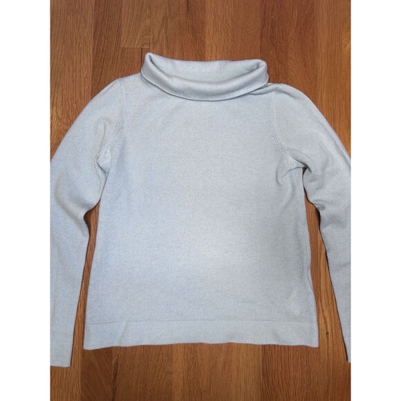 Hobbs Of London Wool Cashmere light blue Funnel Neck Sweater Size S Audrey - Picture 4 of 9